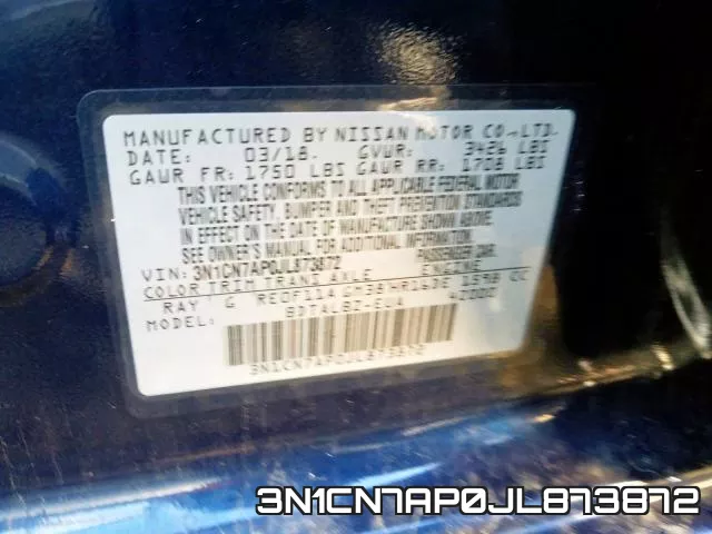 3N1CN7AP0JL873872 фото 2