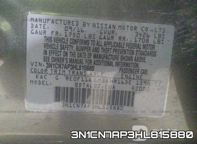 3N1CN7AP3HL815880 фото 9