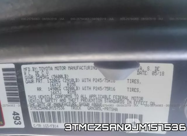3TMCZ5AN0JM157536 фото 8