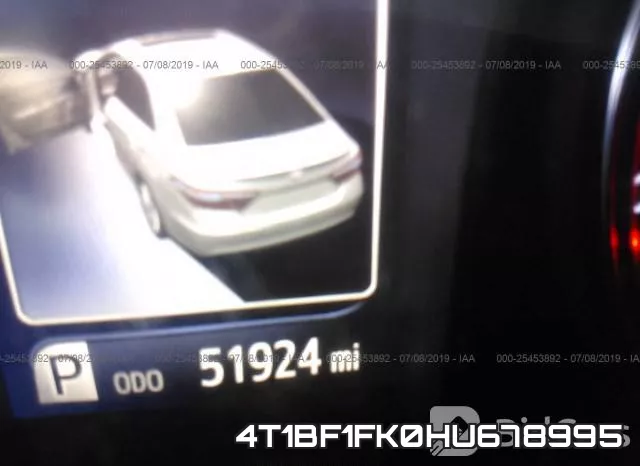 4T1BF1FK0HU678995 фото 8