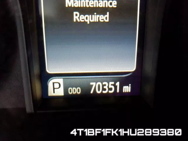 4T1BF1FK1HU289380 фото 8