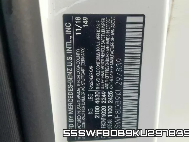 55SWF8DB9KU297839 фото 2