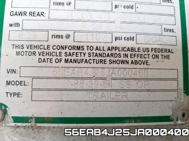 56EAB4J25JA000400 фото 2