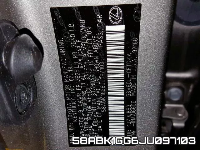 58ABK1GG6JU097103 фото 2