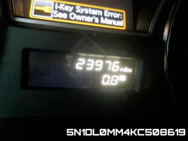 5N1DL0MM4KC508619 фото 8