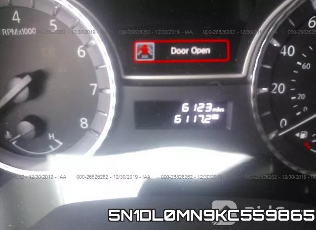 5N1DL0MN9KC559865 фото 7