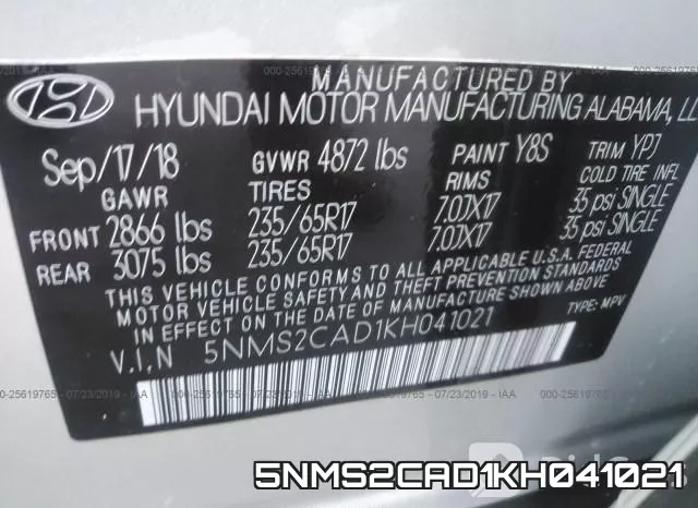 5NMS2CAD1KH041021 фото 10