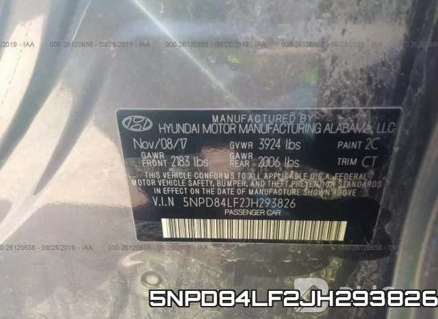 5NPD84LF2JH293826 фото 10