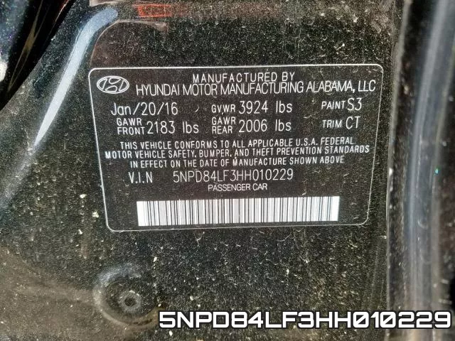 5NPD84LF3HH010229 фото 2