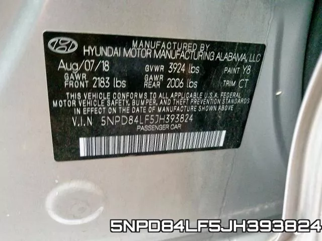 5NPD84LF5JH393824 фото 2