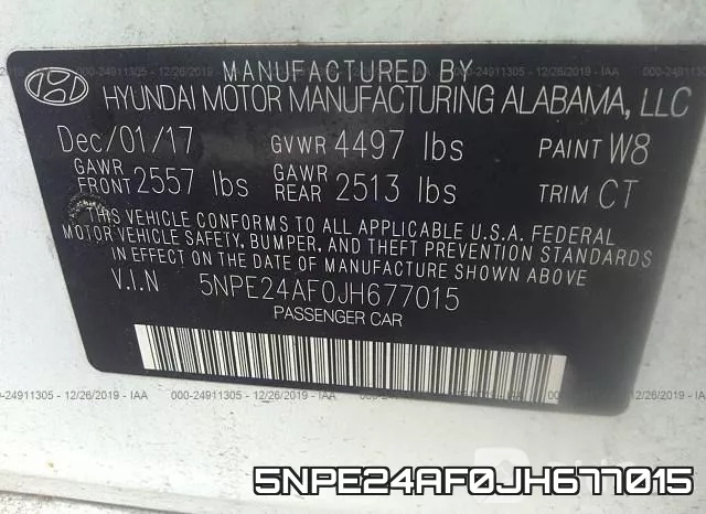 5NPE24AF0JH677015 фото 10