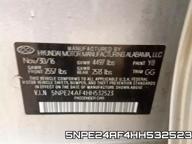 5NPE24AF4HH532523 фото 2