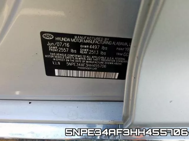 5NPE34AF3HH455706 фото 2