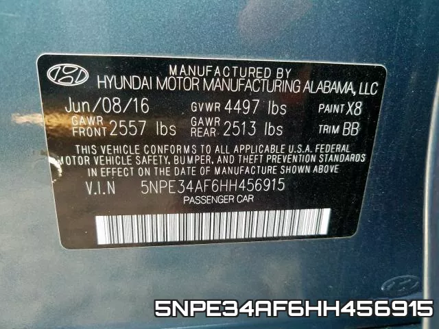 5NPE34AF6HH456915 фото 2