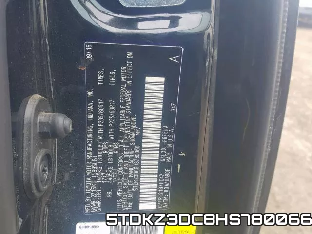 5TDKZ3DC8HS780066 фото 2