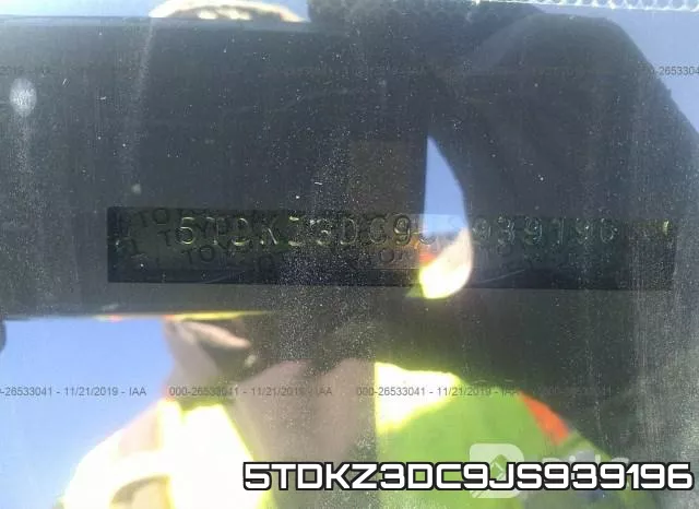 5TDKZ3DC9JS939196 фото 8