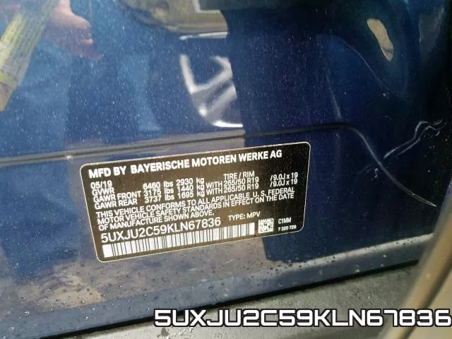 5UXJU2C59KLN67836 фото 2