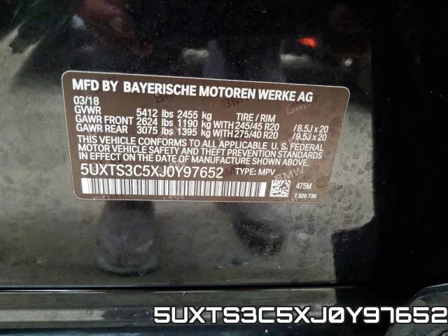 5UXTS3C5XJ0Y97652 фото 2
