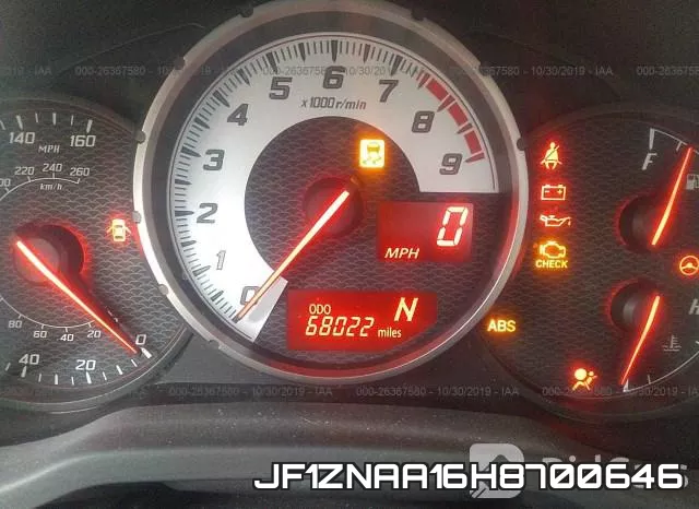 JF1ZNAA16H8700646 фото 6