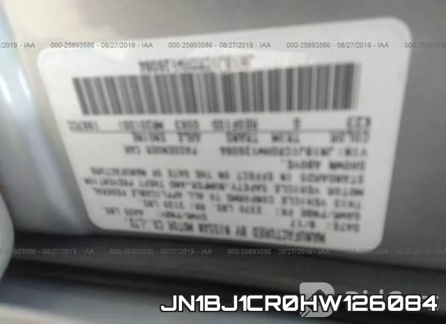 JN1BJ1CR0HW126084 фото 10