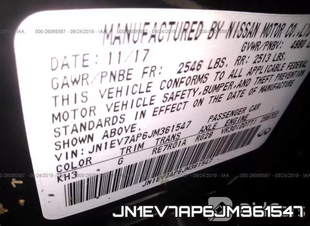 JN1EV7AP6JM361547 фото 9