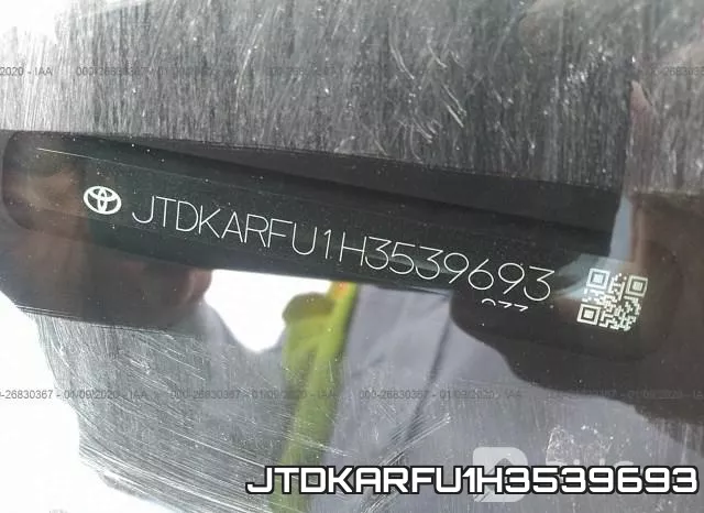 JTDKARFU1H3539693 фото 8