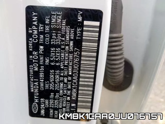 KM8K1CAA0JU076757 фото 2
