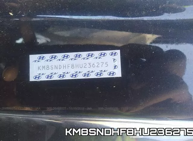 KM8SNDHF8HU236275 фото 9