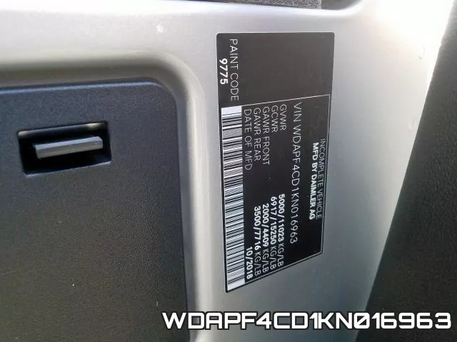 WDAPF4CD1KN016963 фото 2