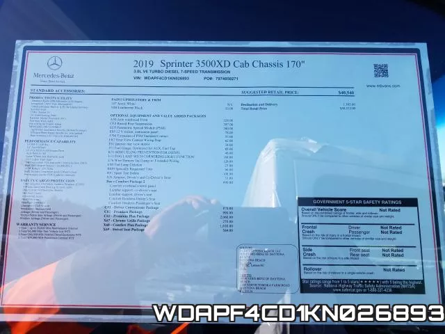 WDAPF4CD1KN026893 фото 9