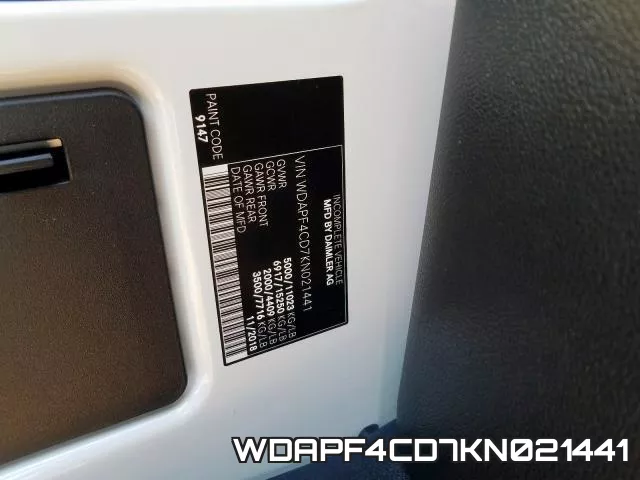 WDAPF4CD7KN021441 фото 2