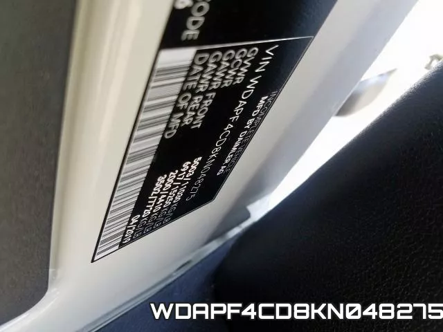 WDAPF4CD8KN048275 фото 2