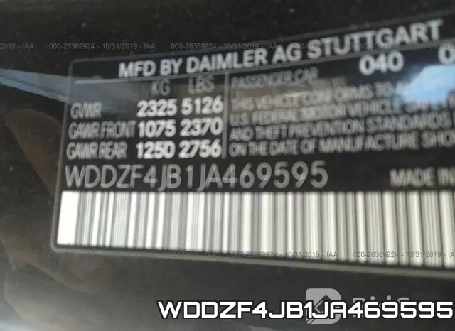 WDDZF4JB1JA469595 фото 8