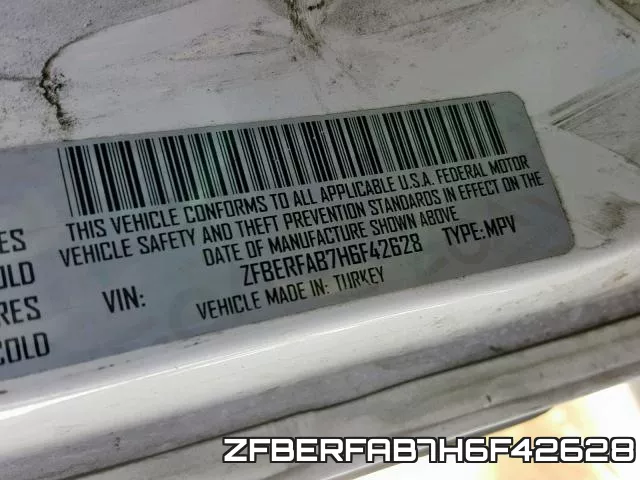 ZFBERFAB7H6F42628 фото 2
