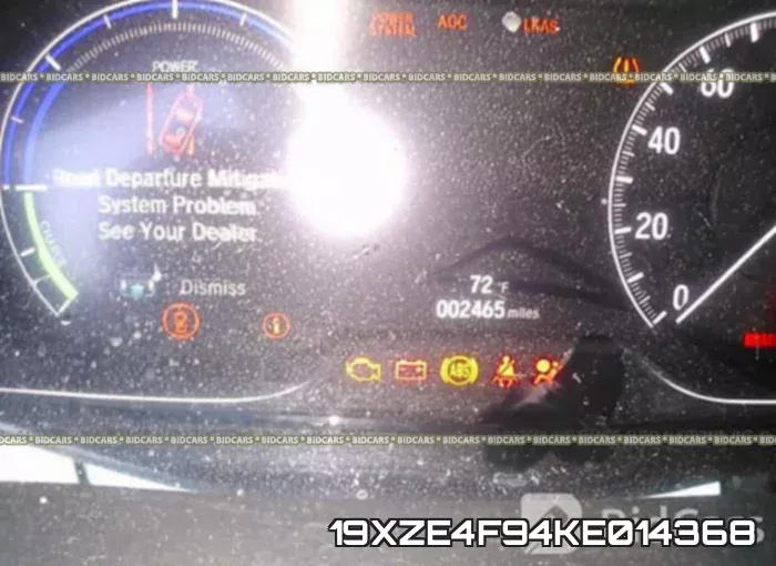 19XZE4F94KE014368 фото 8