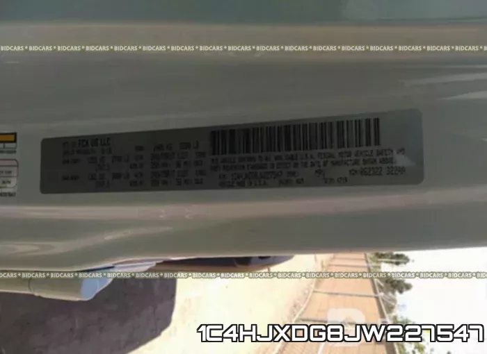 1C4HJXDG8JW227547 фото 10