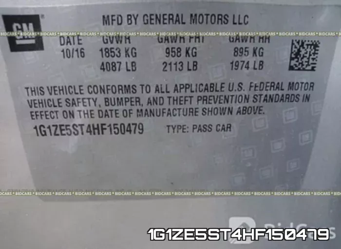 1G1ZE5ST4HF150479 фото 10
