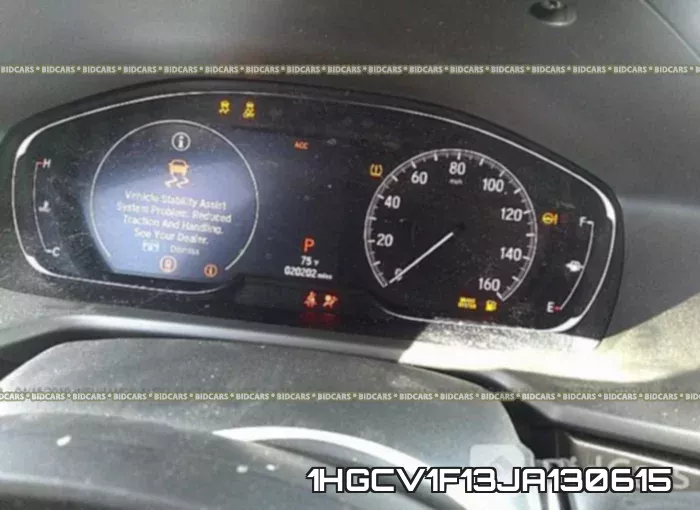 1HGCV1F13JA130615 фото 8