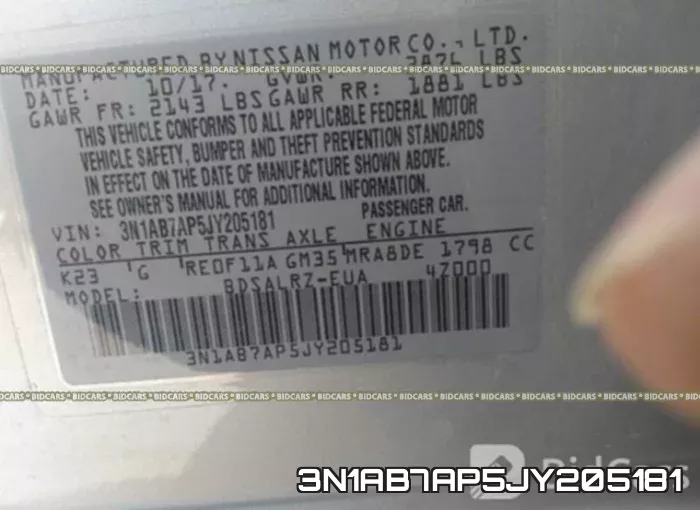 3N1AB7AP5JY205181 фото 10