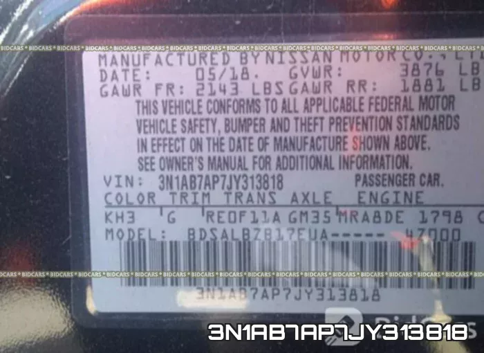 3N1AB7AP7JY313818 фото 10