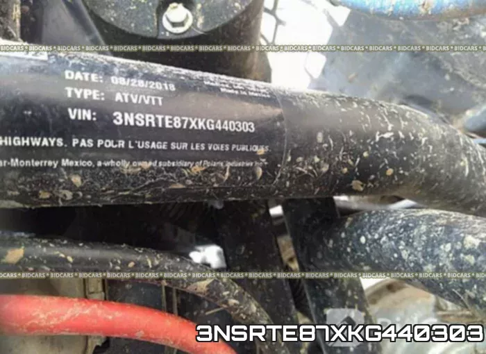 3NSRTE87XKG440303 фото 2