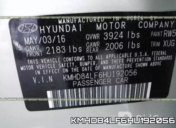 KMHD84LF6HU192056 фото 10