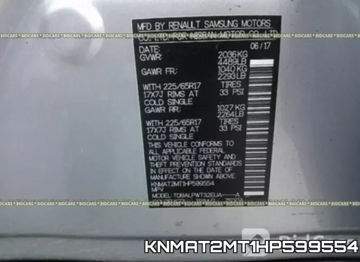 KNMAT2MT1HP599554 фото 10