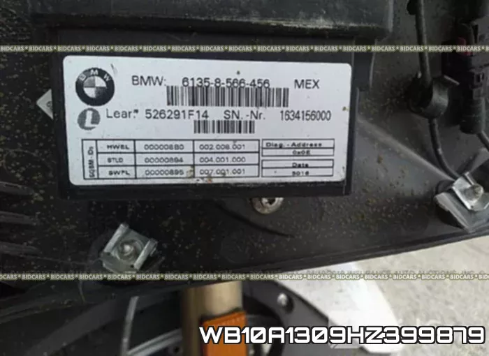 WB10A1309HZ399879 фото 2