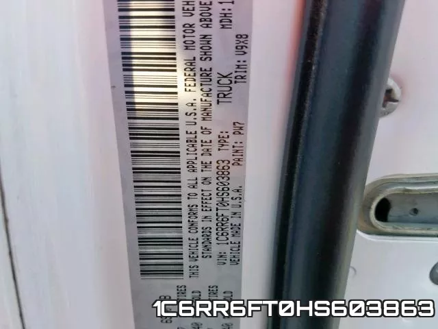 1C6RR6FT0HS603863 фото 2