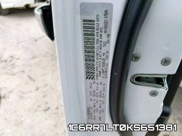 1C6RR7LT0KS651381 фото 2