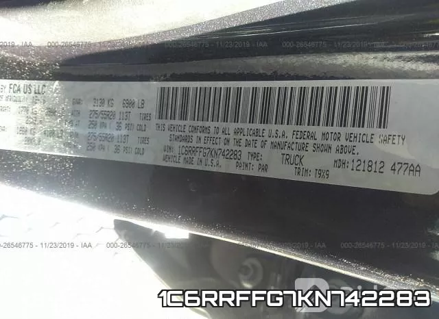 1C6RRFFG7KN742283 фото 10