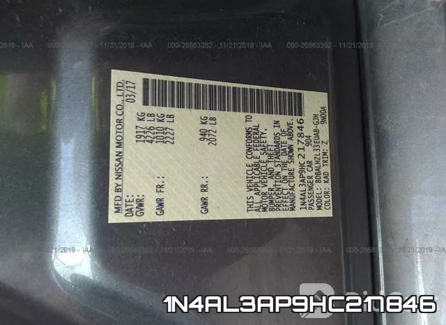 1N4AL3AP9HC217846 фото 7