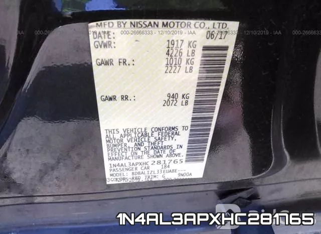 1N4AL3APXHC281765 фото 6