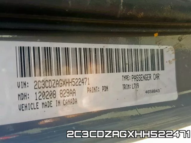 2C3CDZAGXHH522471 фото 2